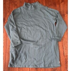 NWOT FatFace Women's Jumper  18 Blue Cotton with Polyester Pullover